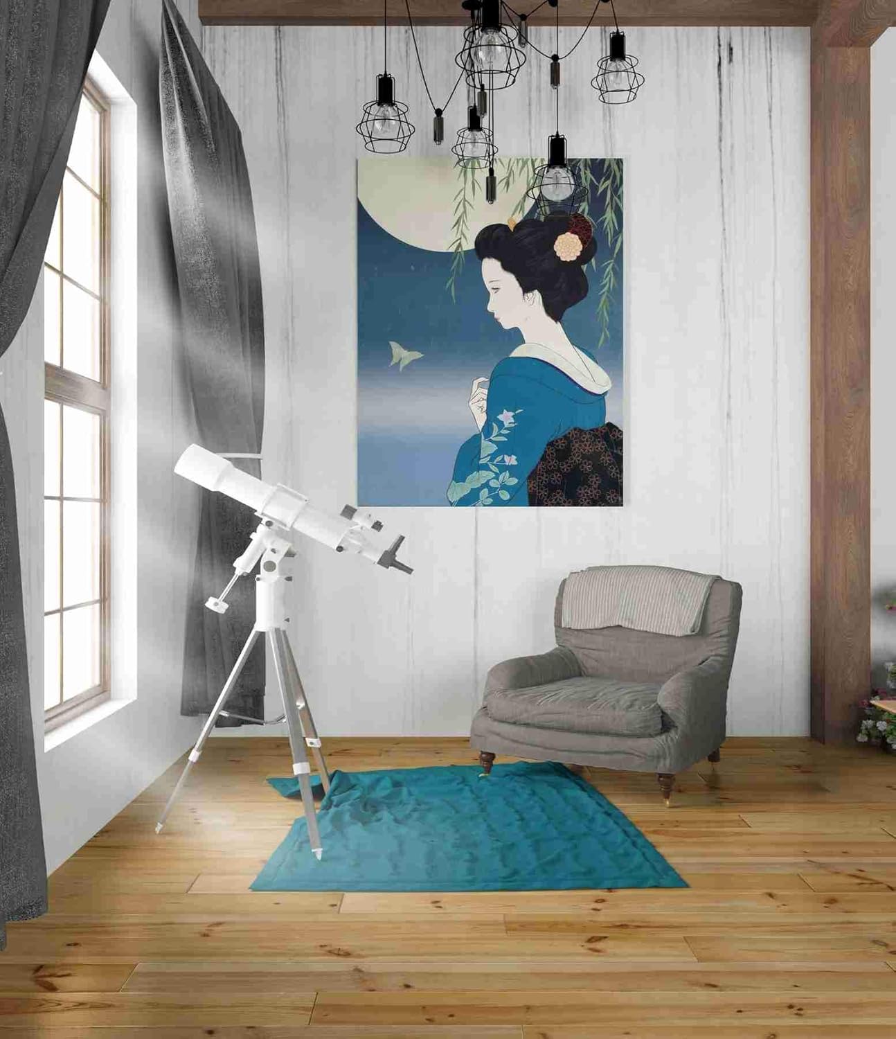 Epic Graffiti 'Fumitsuki' by Sai Tamiya, Canvas Wall Art, 26"x34"