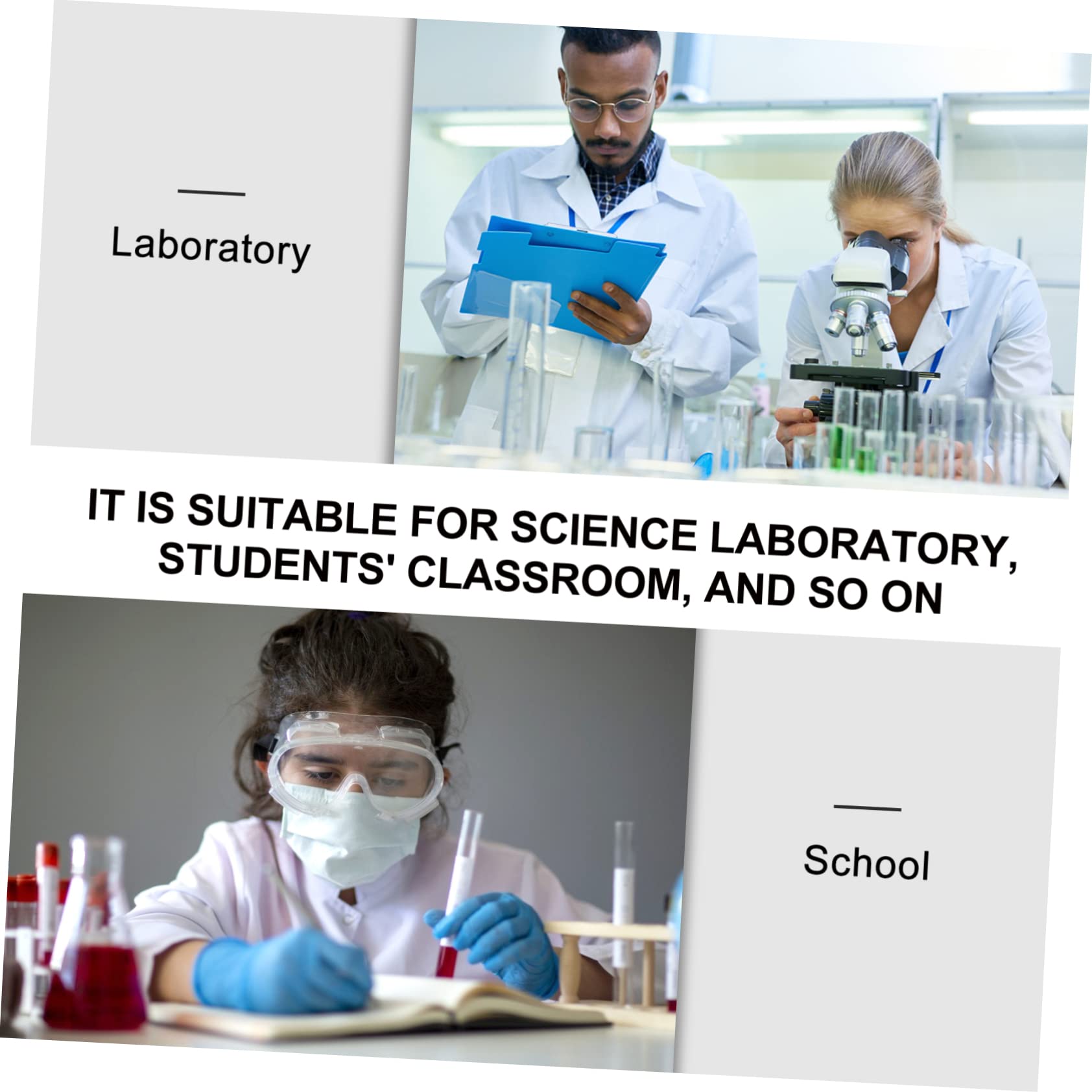 SOLUSTRE Metal Laboratory Test Tube Rack Sturdy Lightweight Tube Holder for Scientific Research