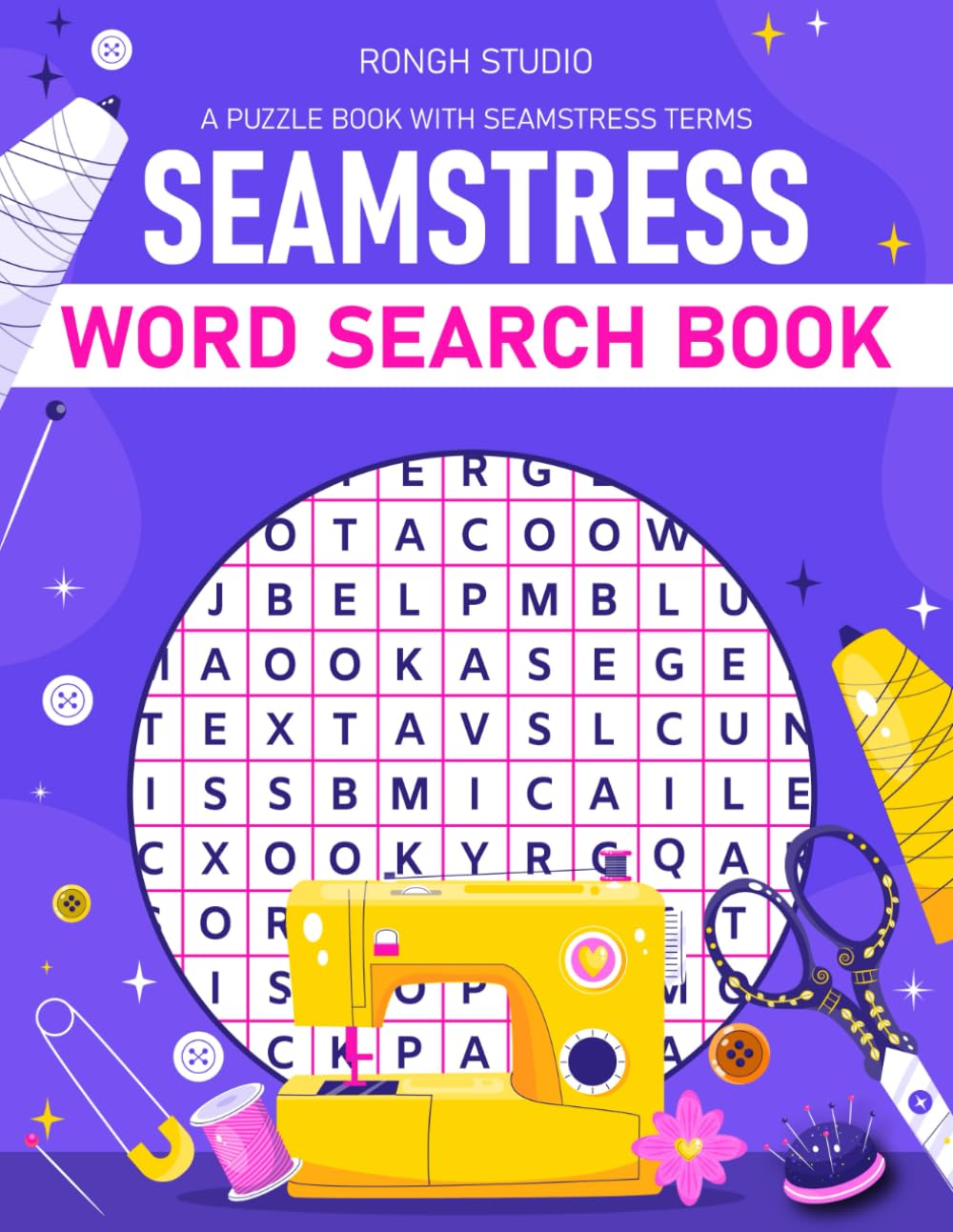 Seamstress Word Search Book: Seamstress Related Terms Themed Puzzles