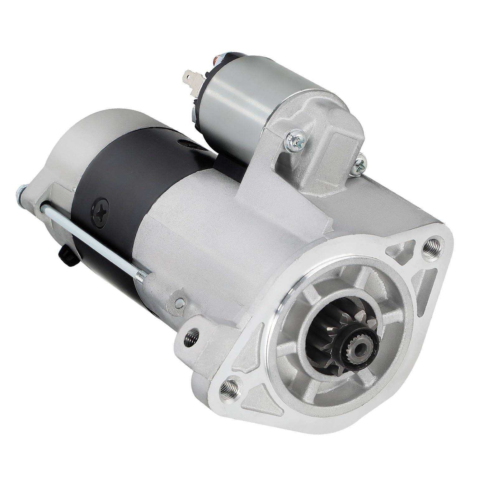 maXpeedingrods Démarreur moteur 12 V 2,2 kW pour Mitsubishi Pajero II-IV & Canter 2.8 TD / 3.2 DI-D (1994-2017), 1810A050, 1810A050R, ME201650, ME202424, M008T75073A