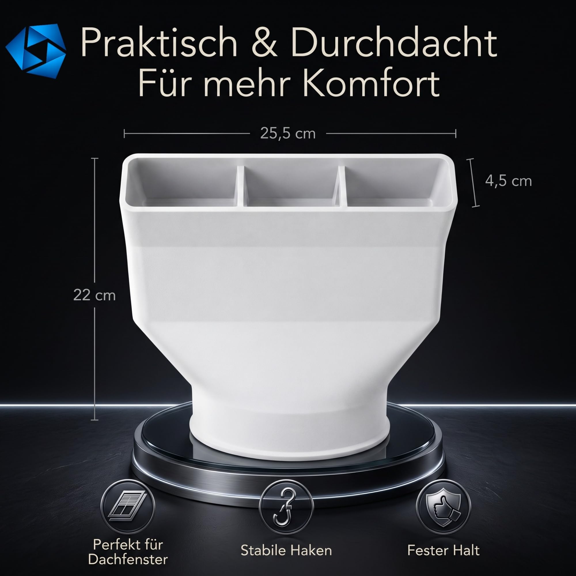 150mm Dachfenster Klima Adapter passend für Luftrohre & -schläuche Fenster