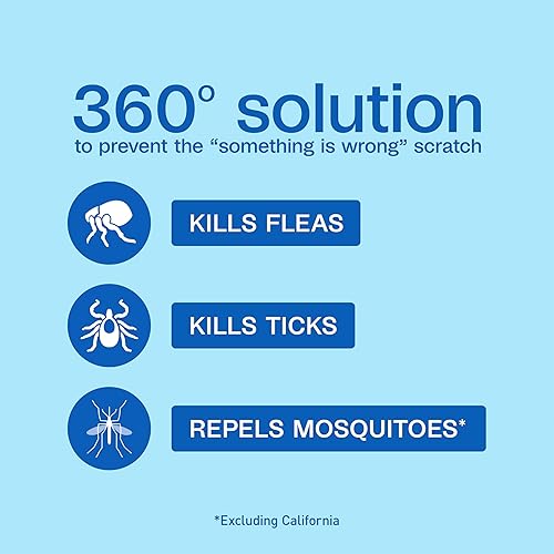 Miniatura 2 de Collar Adams contra pulgas y garrapatas para perros y cachorros, de talla única, paquete de 2 unidades