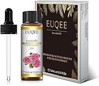 Vista 55 de EUQEE - Aceite esencial de rosa de gran capacidad 118mL, aceite de rosa premium con gotero de vidrio para difusor, fabricación de jabón y velas