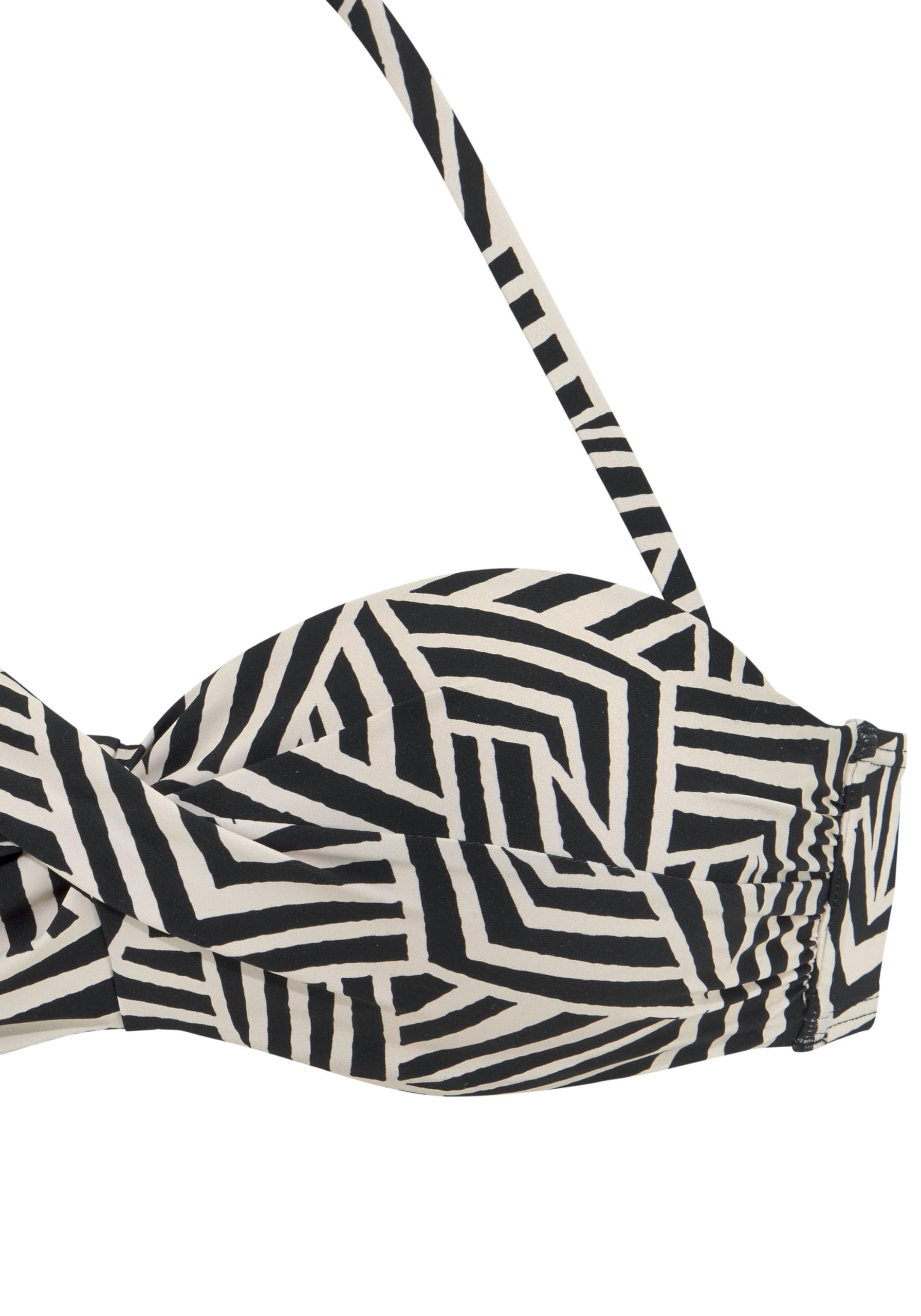 Lascana Damen Bügel-Bandeau-Bikini-Top