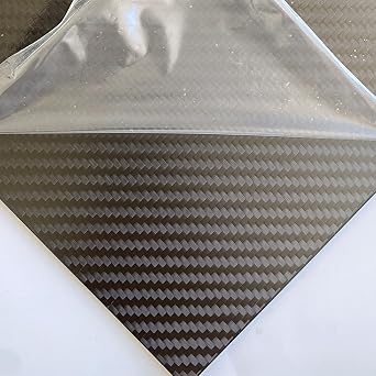5.0mm 500x400x5.0mm 100% Carbon Fiber Sheet Laminate Plate Panel 3K Twill Matte Finish