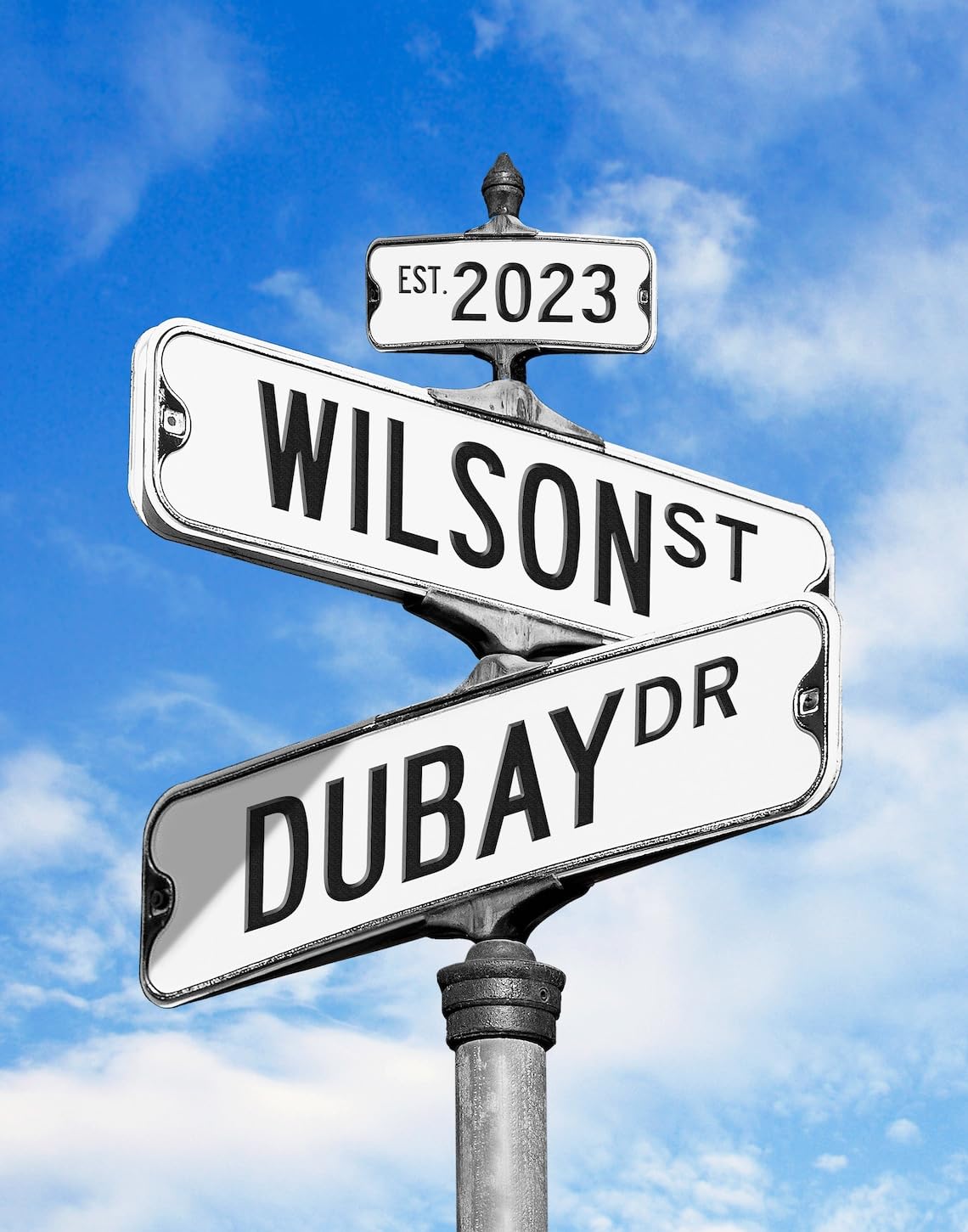 Amazon.com : Personalized Name Vintage Street Sign Canvas Print, Custom ...