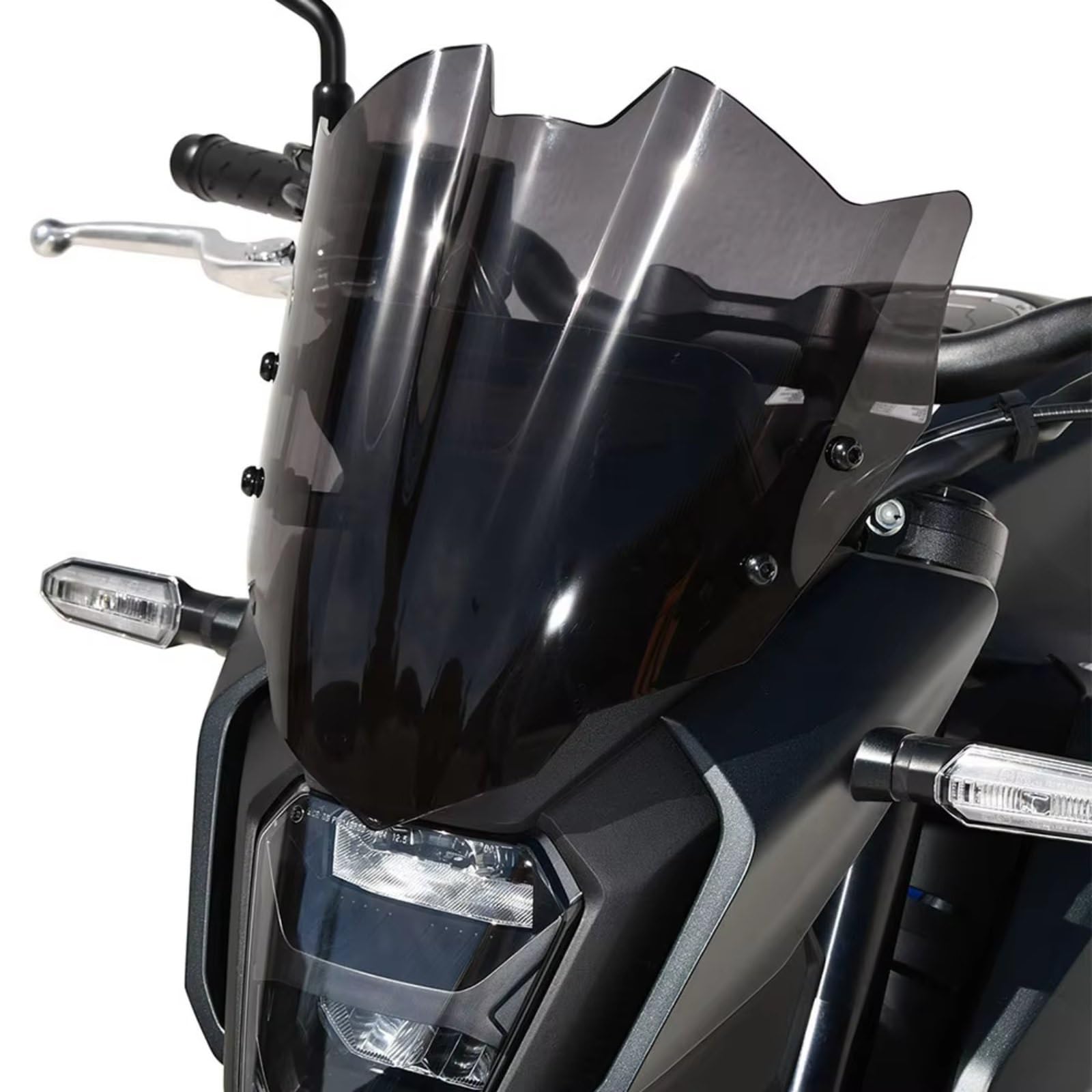 Saute Vent Moto pour CB500 pour Hornet 2024 2025 CB 500 Accessoires Moto Sport Touring Pare-Brise Déflecteur de Pare-Brise Pare Brise(Dark Smoke)