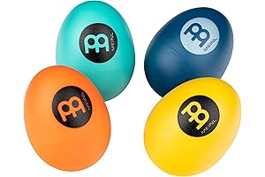 Meinl Percussion Set Egg Shakers 4-Piece Pack for Music with Different Volume Levels