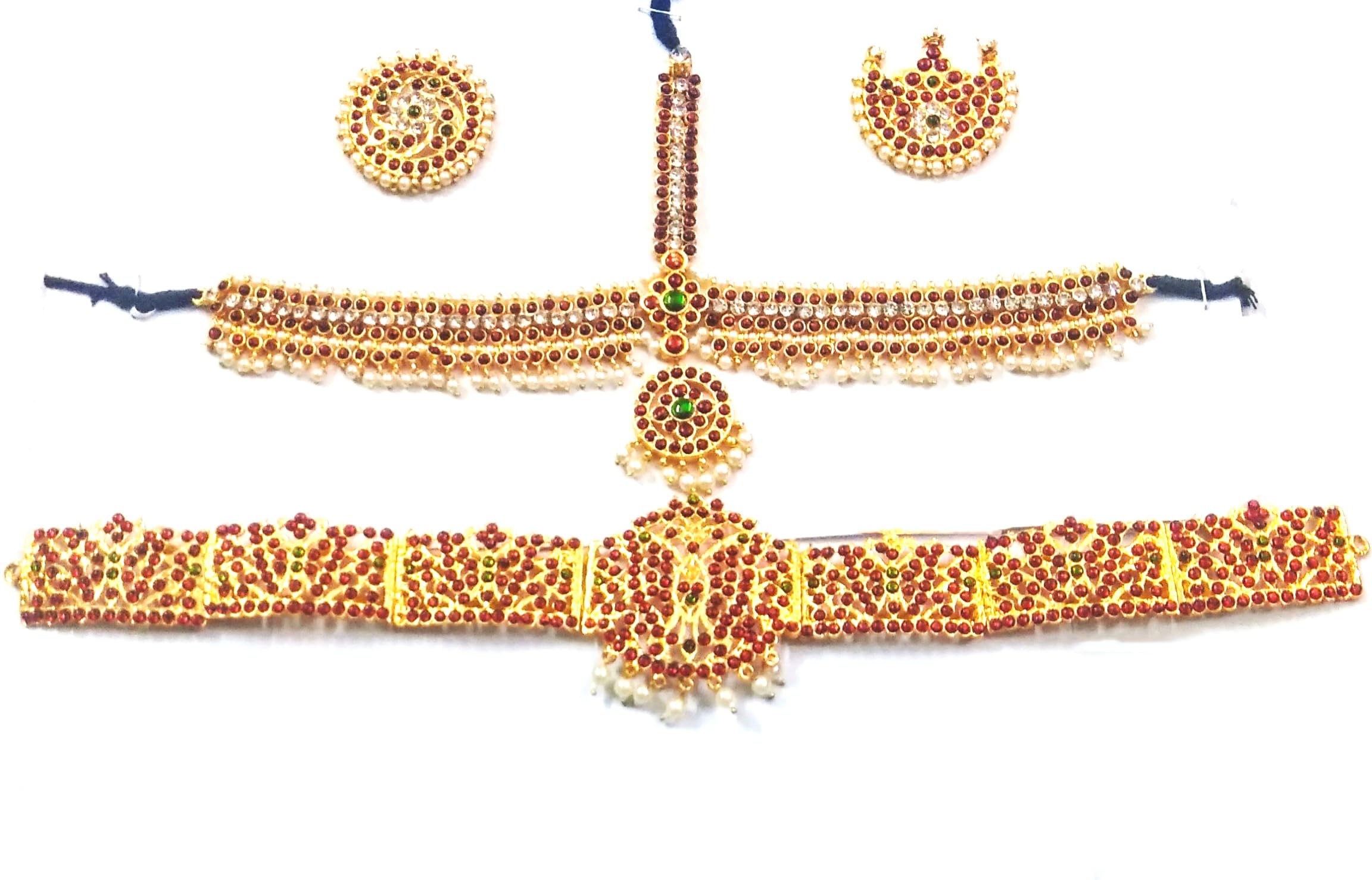 Elite Trade Bharatnatyam belt and Maang Tikka set (B0CK51N6Q5) Amazon Price History, Amazon Price Tracker