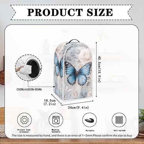 Vista 18 de doginthehole Hummingbird Blender Covers for Kitchen, Washable Appliance Covers Anti Fingerprint Stain Resistant Polyester Blender Dust Cover