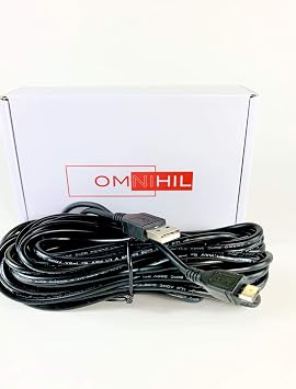 OMNIHIL 30FT 2.0 High Speed USB Type A to Micro USB Cable 20AWG Max Power Compatible with Many Models for Charging USE ONLY/Does NOT Transmit Data