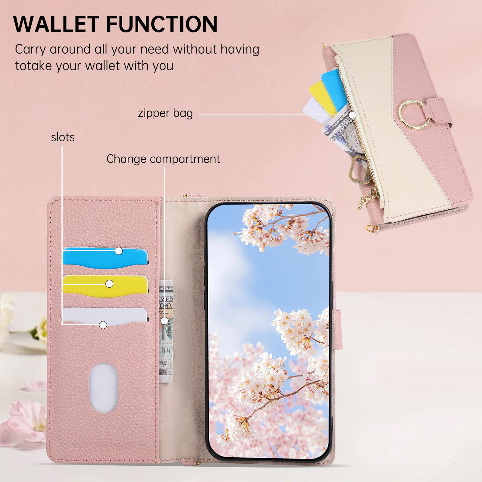 Amazon.co.jp: Rosbtib 用の かんたんスマホ5 ケース 手帳型 ZTE