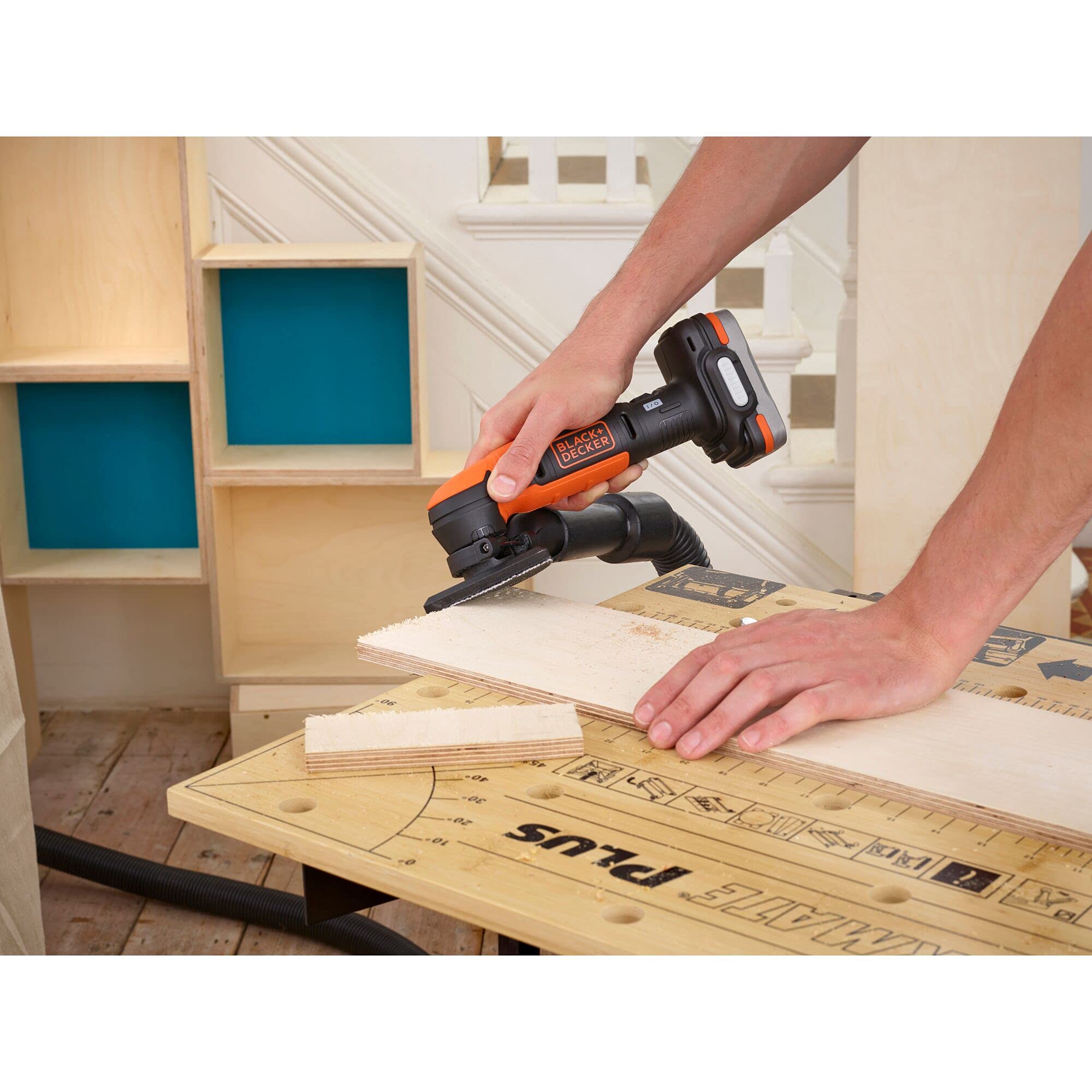 BLACK+DECKER bdcds12s1-qw lijadora de detalles sin fil-12 V-batterie y cargador)