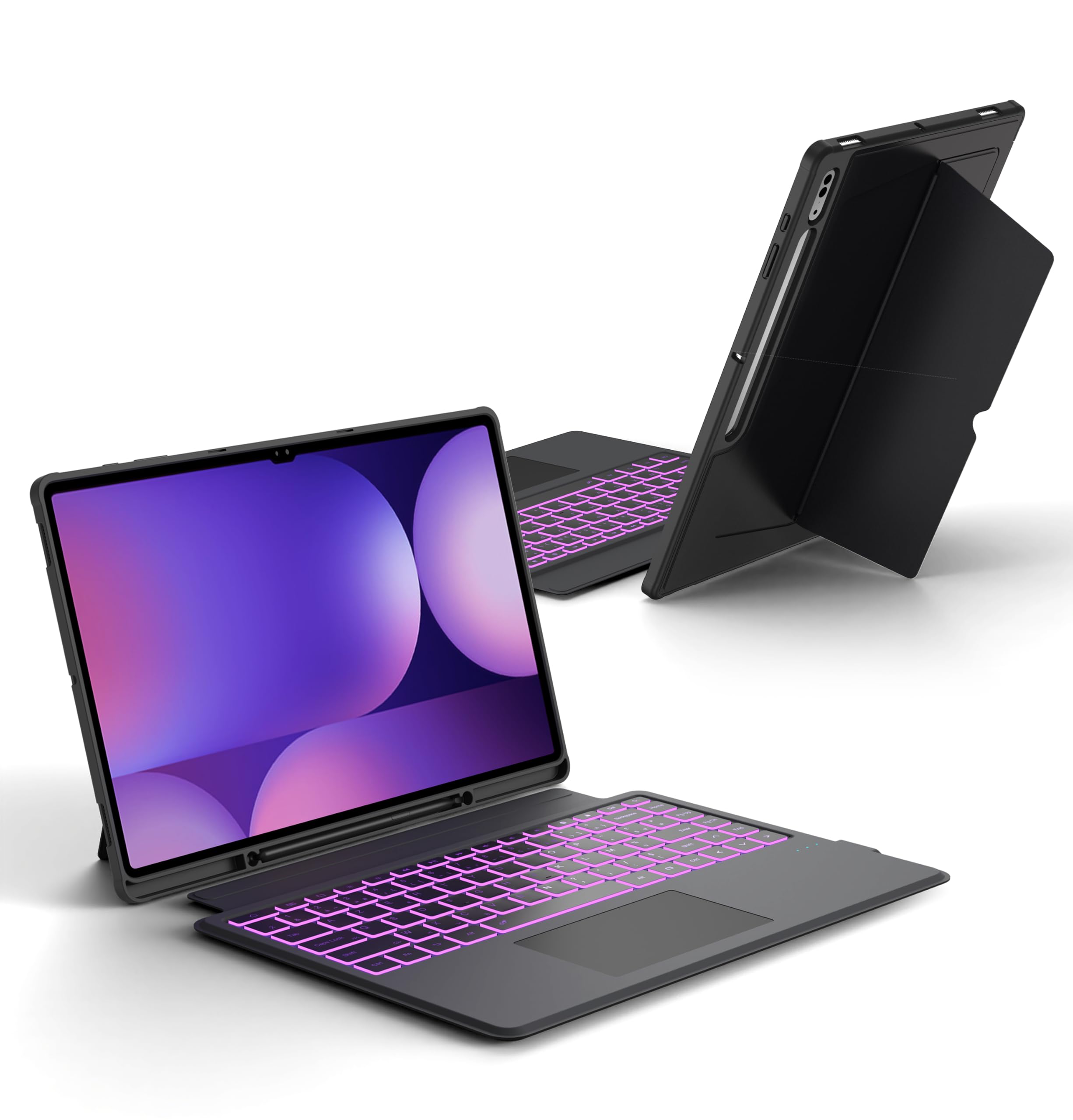 Étui Clavier pour Samsung Galaxy Tab S10 Ultra/S9 Ultra/S8 Ultra 14.6 pouce