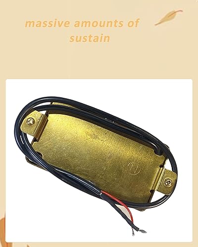 Miniatura 4 de Pastilla de tono P90, imanes de goma cargados con cuello de bobina individual de tamaño Humbucker, como piezas de repuesto para pastillas de tamaño