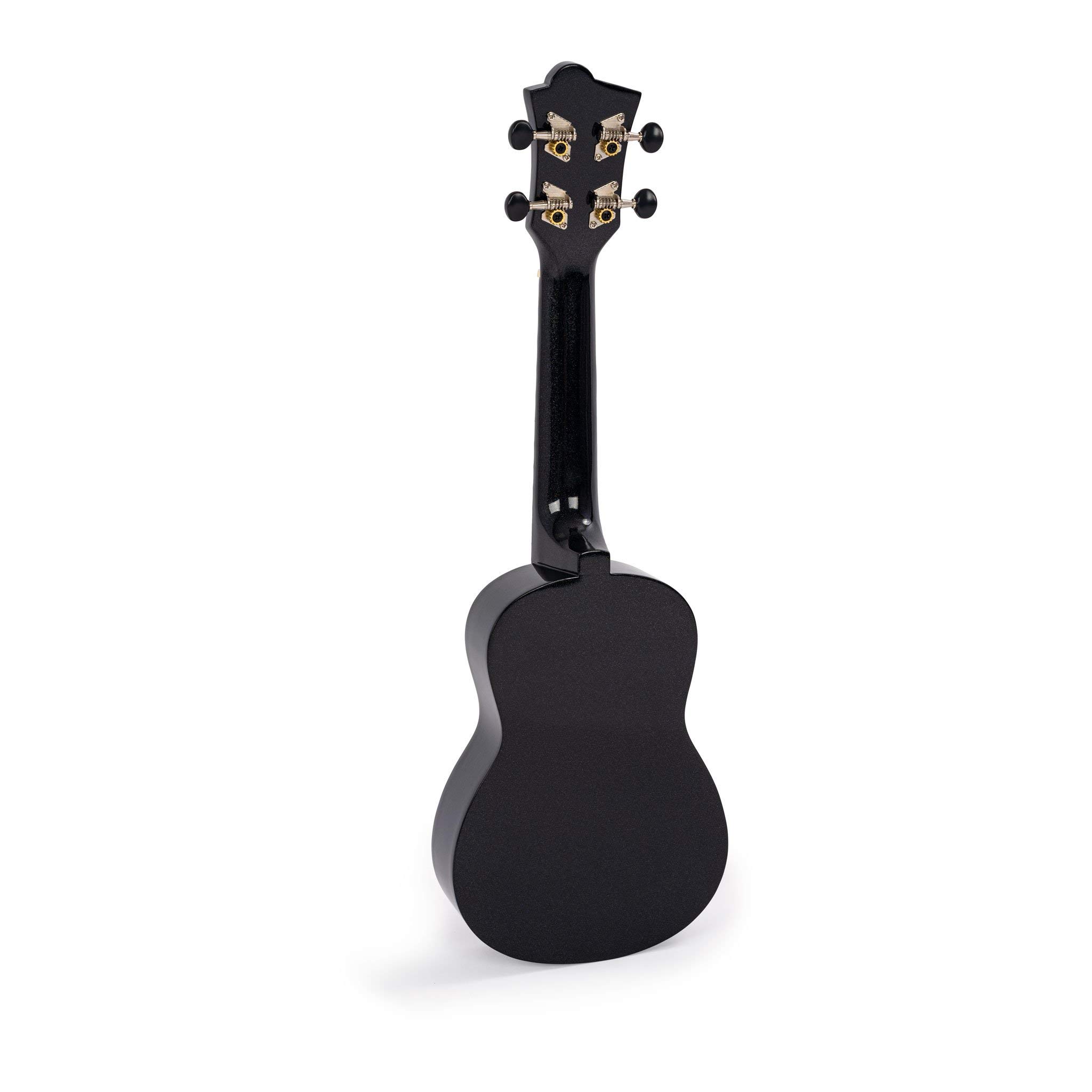 Octopus - Ukelele soprano UK205 de madera negro, completo
