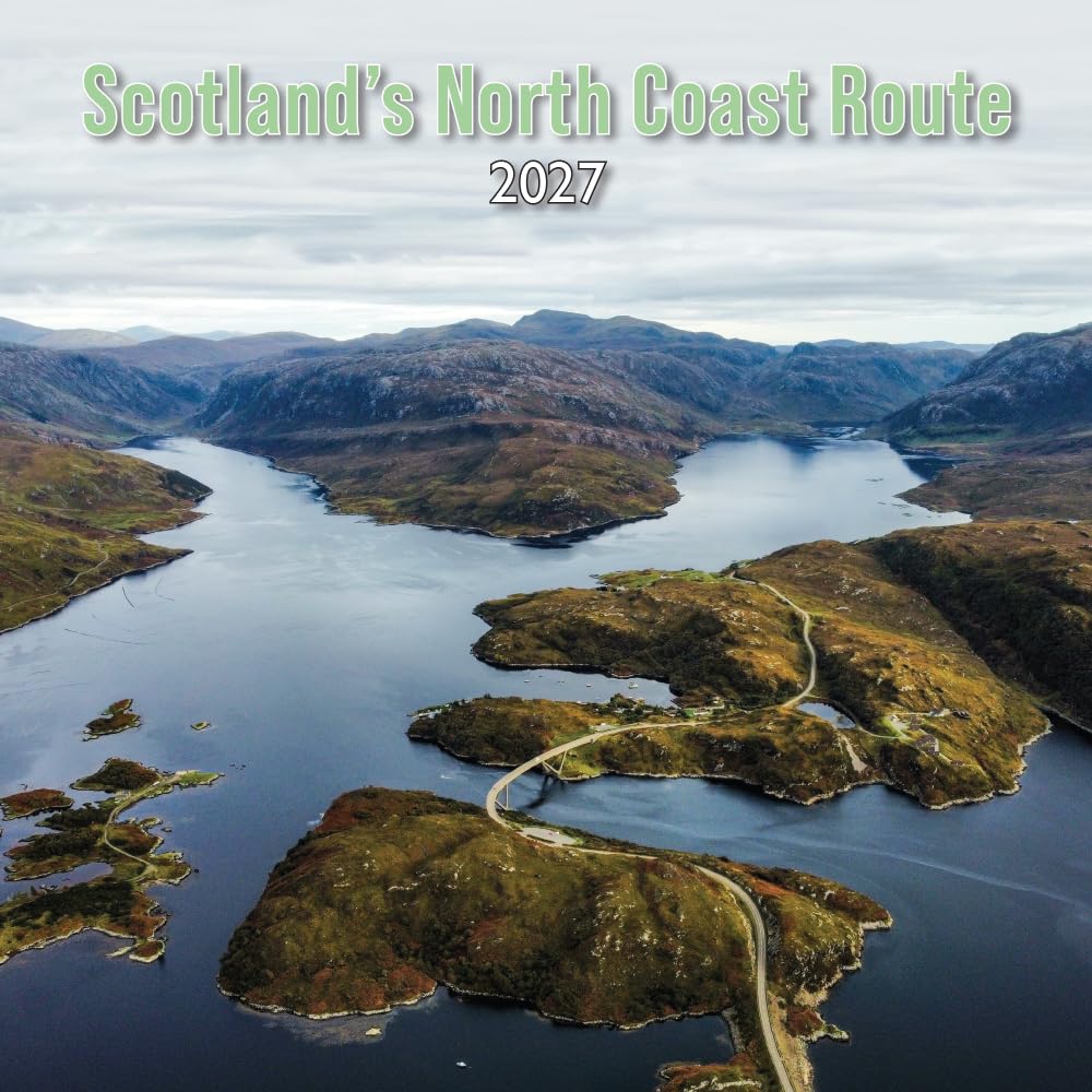 2027 Scotland Calendar: Scotland's North Coast Route – Wall Calendar – Month to View – 12 Months