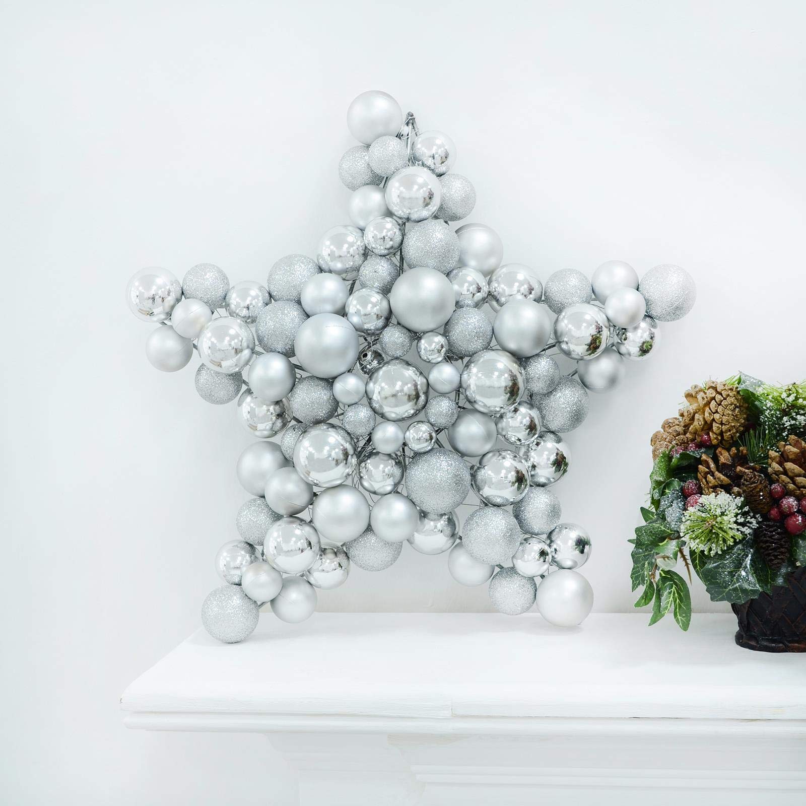 Mr Crimbo Christmas Bauble Star Decoration Novelty Xmas Ornament 33cm - Star