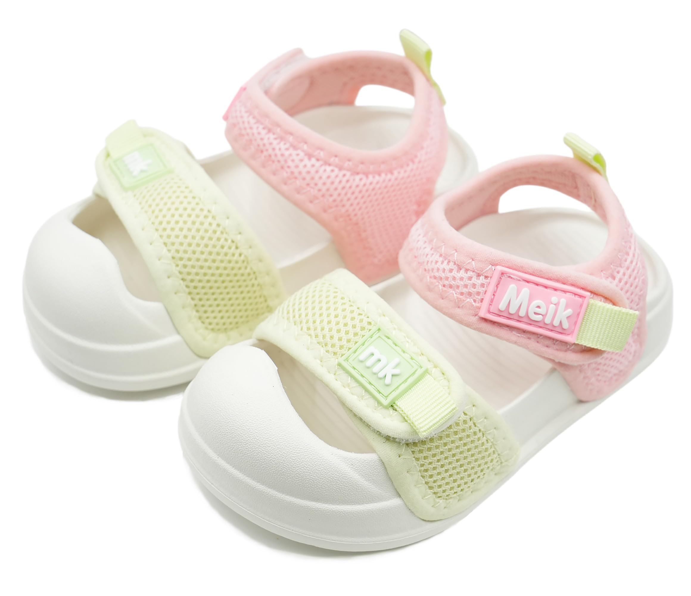 Meik Mangni Sandali Estive Bambina Scarpe da Spiaggia Bambini Ciabatte Asilo e Casa Ragazze Ragazzi Sandal Antiscivolo Traspiranti Sandalo Interno e Esterno,21-31 EU