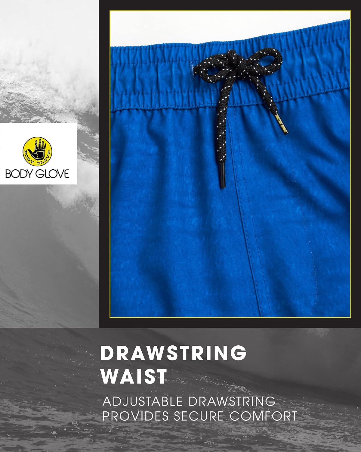 Body Glove Men’s Swim Trunks – Stretch Fit Bathing Suit for Men – 7” Quick Dry Swimwear Board Shorts Swim Suit (S-XXL)