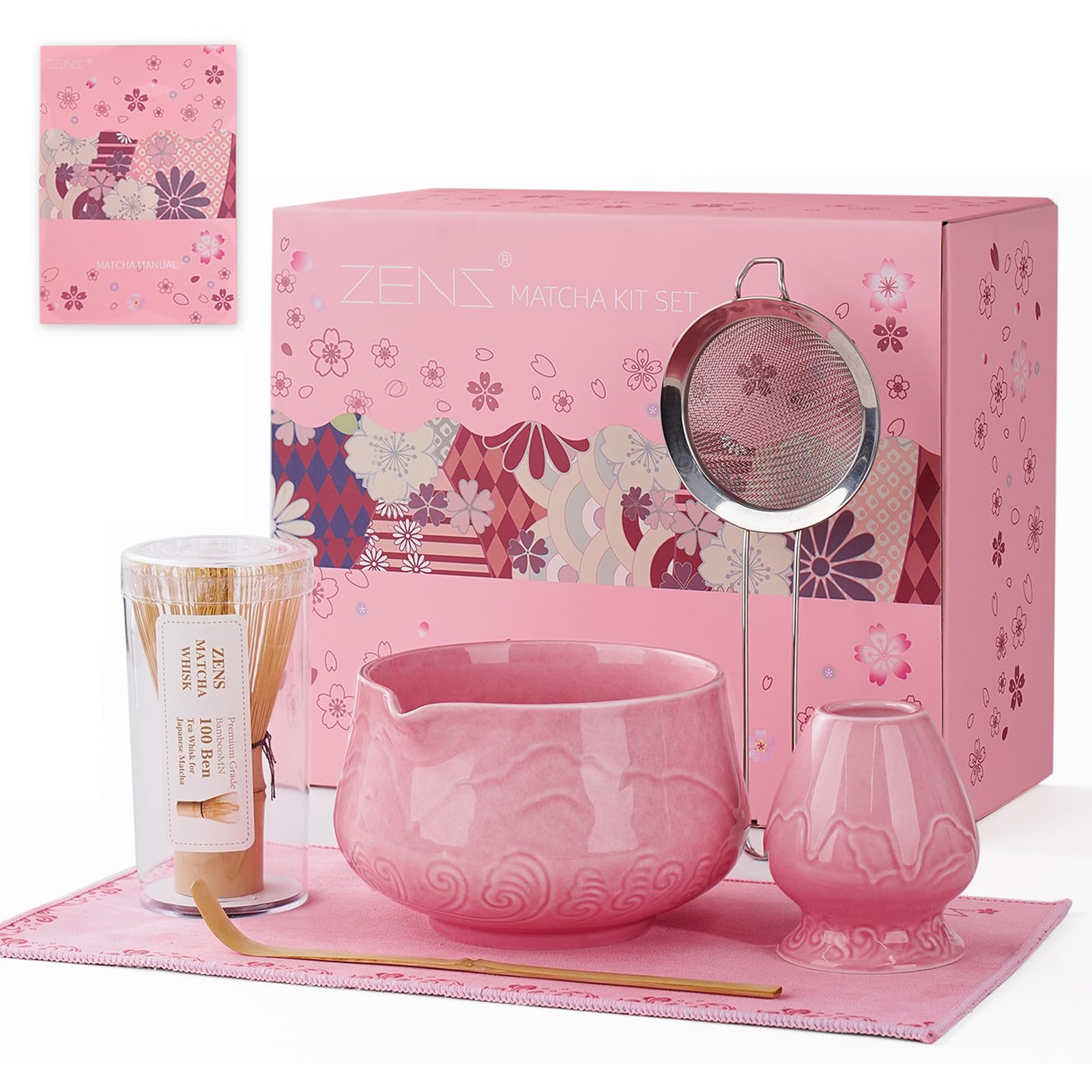 Ｙ.A:Raison D'Etre ５点セット Amazon.com: ZENS Matcha Whisk Set, 6pcs Matcha Set Pink Includes