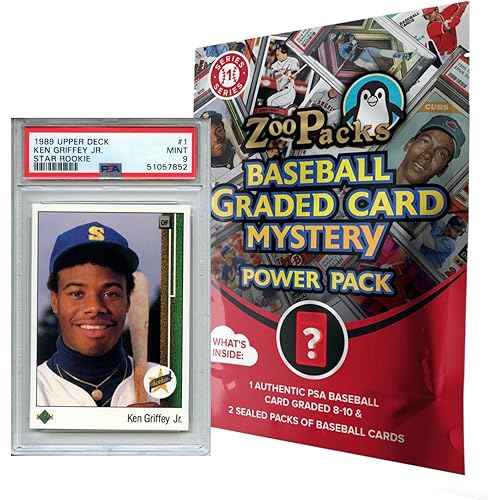 Zoo Packs MLB Baseball PSA Graded Card Mystery Power Pack - Amazon Exclusive
