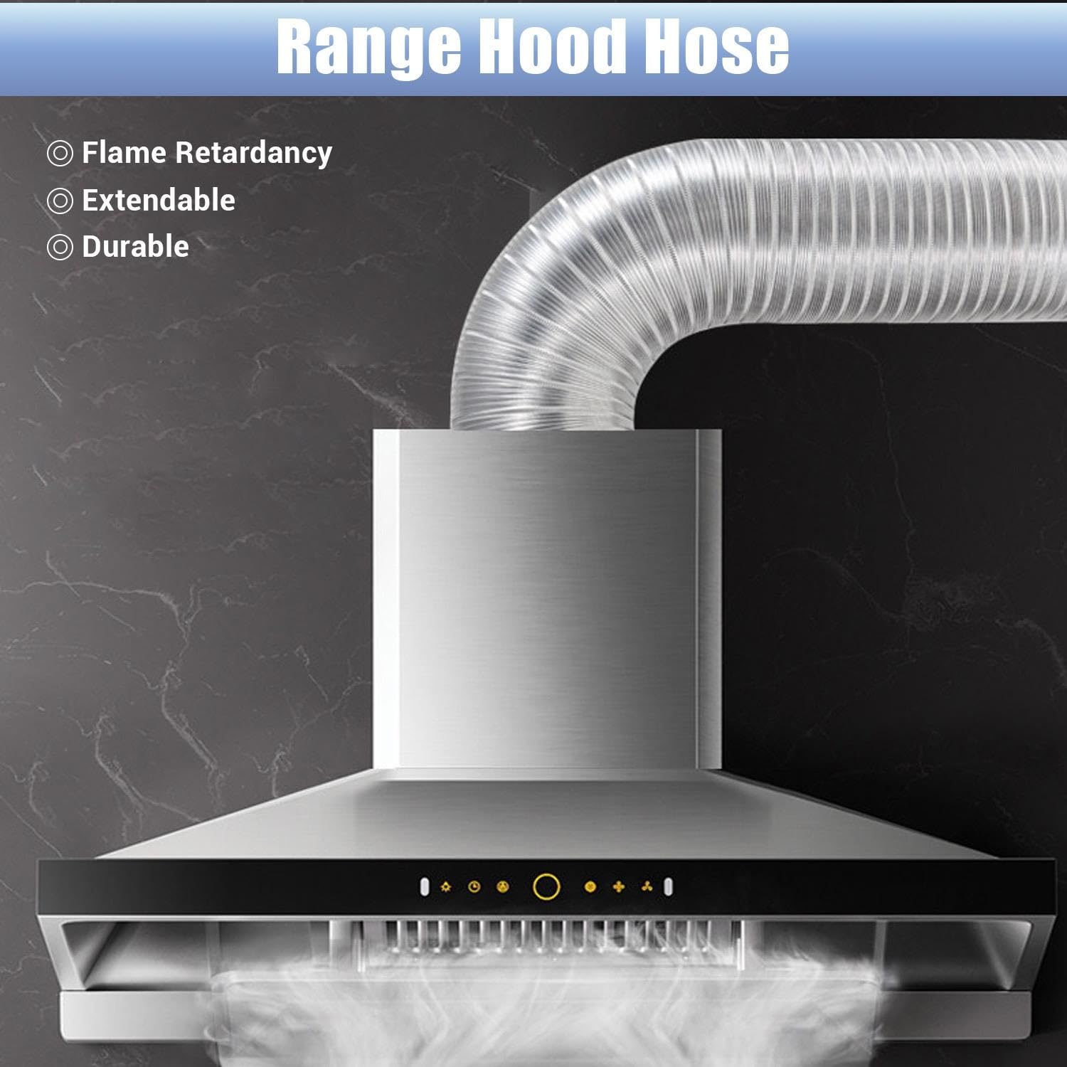 Tubo De Ventilación Flexible De Aluminio Manguera Aire Acondicionado