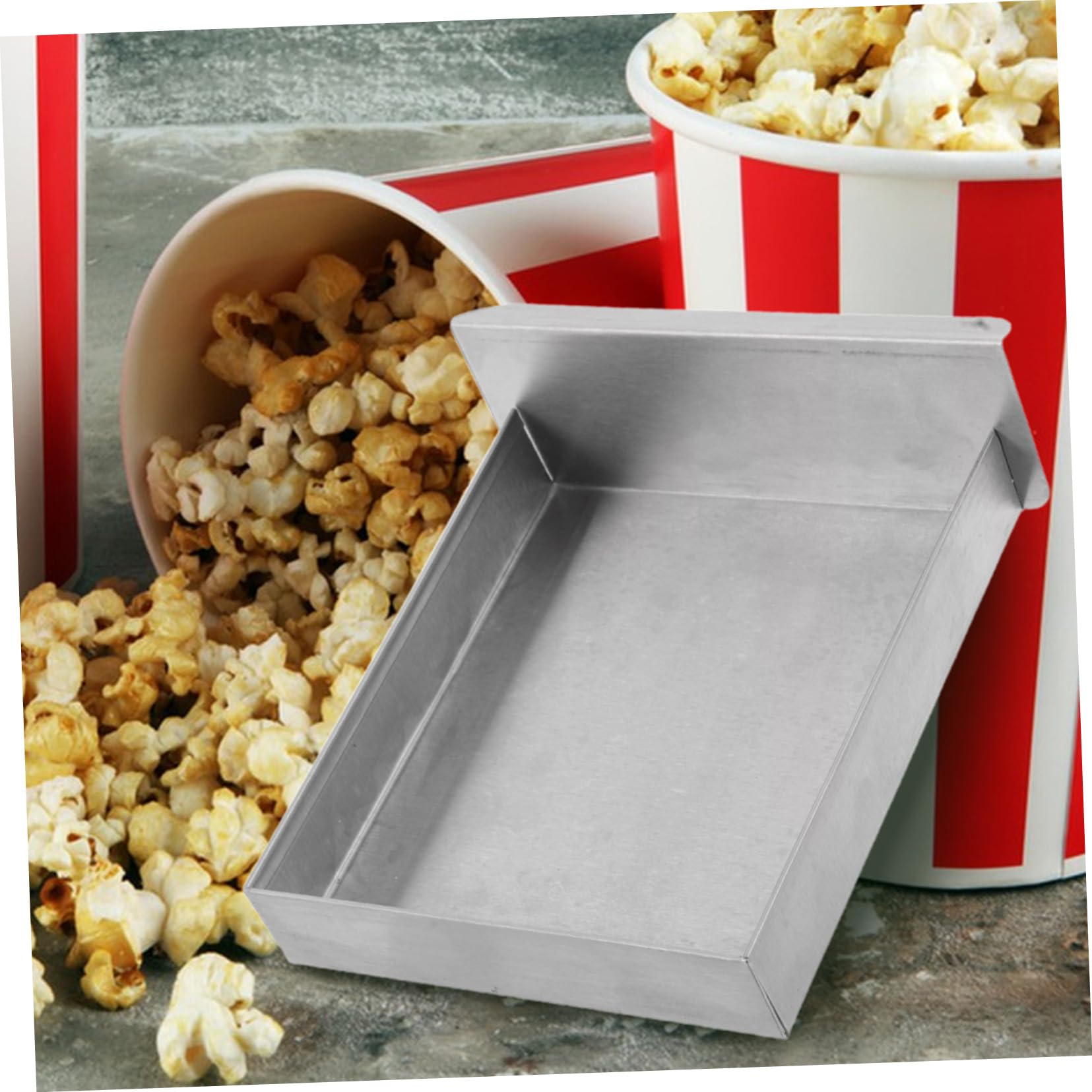 ABOOFAN Ölauffangschale Multifunktionales Zubehör aus Edelstahl mit Einfacher Installation für Effiziente Wartung und Reparatur für Kommerzielle Popcornmaschinen