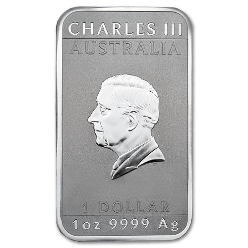 Vista 6 de 2018 - Presente (año aleatorio) P Lote de (5) Barras de Plata de 1 oz Australia Perth Mint Dragon Series Monedas rectangulares Brillantes Sin