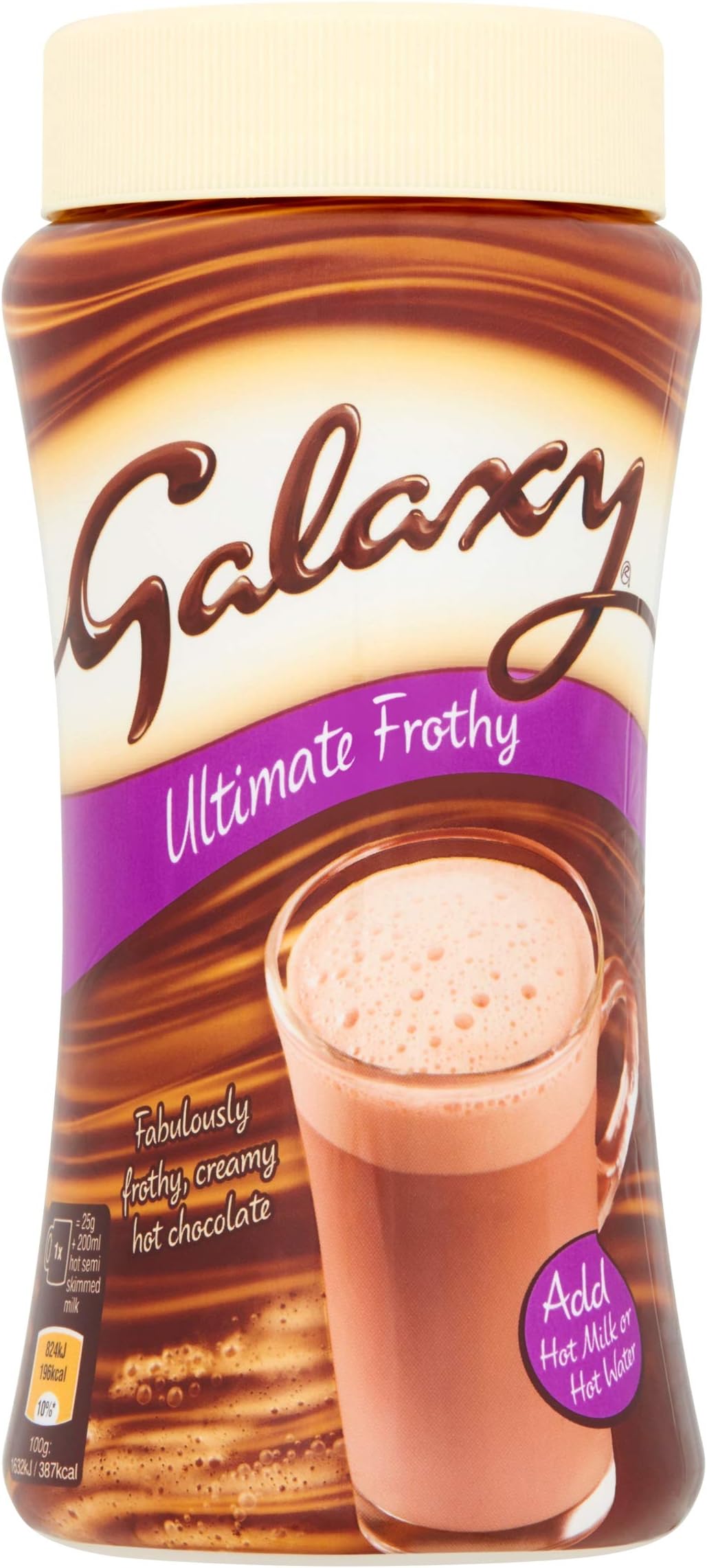 Galaxy Frothy Hot Chocolate 275 g (Pack of 3)