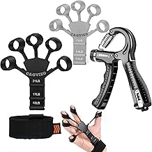 Combo of Hand Gripper| finger Gripper Strengthener| Used to Exercise Finger Strength| Flexibility and Physical Recovery of Hands| Forearm Strengthener.