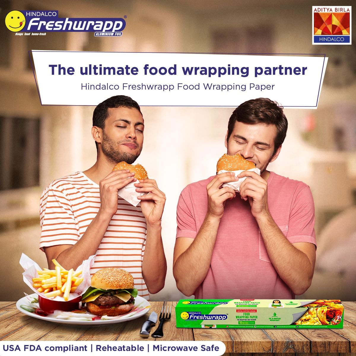 Freshwrapp Greaseproof Food Wrapping Paper (20 Meter) Pack of 2 - Image 10 thumbnail