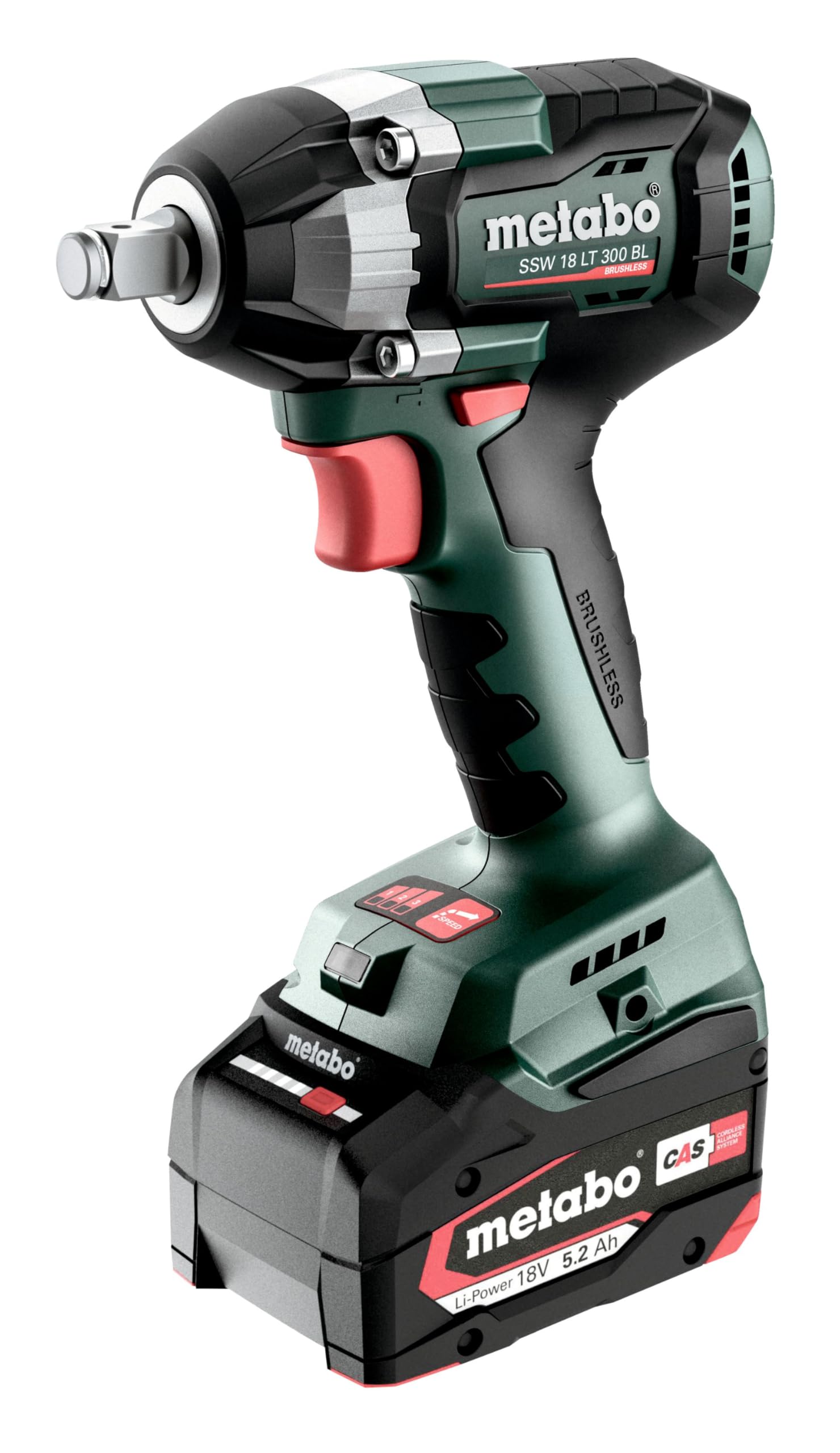 metabo Combo Set 2.9.3 18 V - Akku-Bohrschrauber BS 18 LT BL & Schlagschrauber SSW 18 LT 300 BL - Inkl. 2 LiPOWER Akkupacks 5.2 Ah, Ladegerät und metaBOX 145 L - Brushless Power für Profis