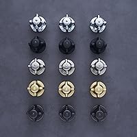 Vista 7 de SENTO Juego de molduras de bañera y ducha de 3 asas para grifos centrales de latón Bañera y ducha, 10L-11H, 10L-11C, 10L-13D, Fácil instalación