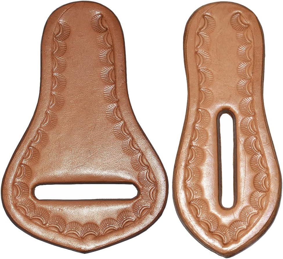 HILASON Western Saddle Repair Leather 1 Latigo Carrier Girth Holder Tan