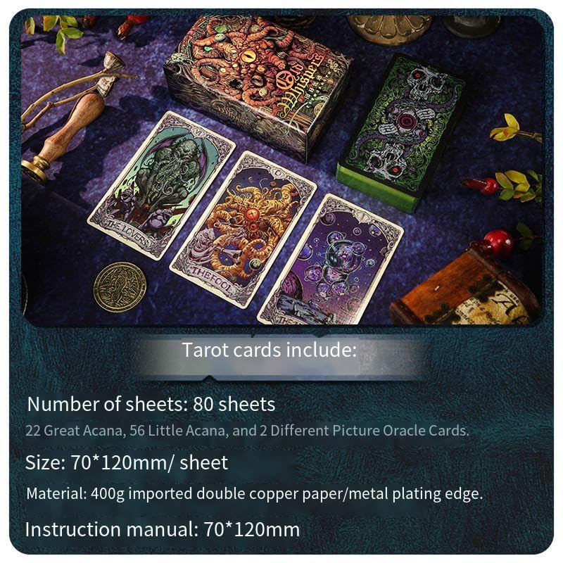 Cthulhu Collection Tarot Cards 78 Cards Juego de Mesa miniatura 4