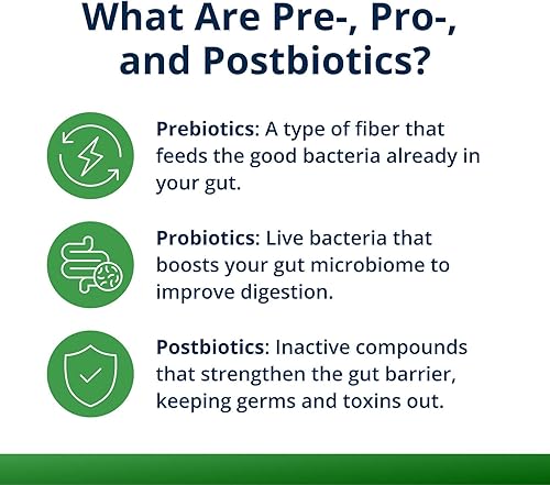 Miniatura 3 de Metagenics UltraFlora Triplebiotic - Mezcla de prebióticos, probióticos y posbióticos con Akkermansia para la salud intestinal* - Apoya