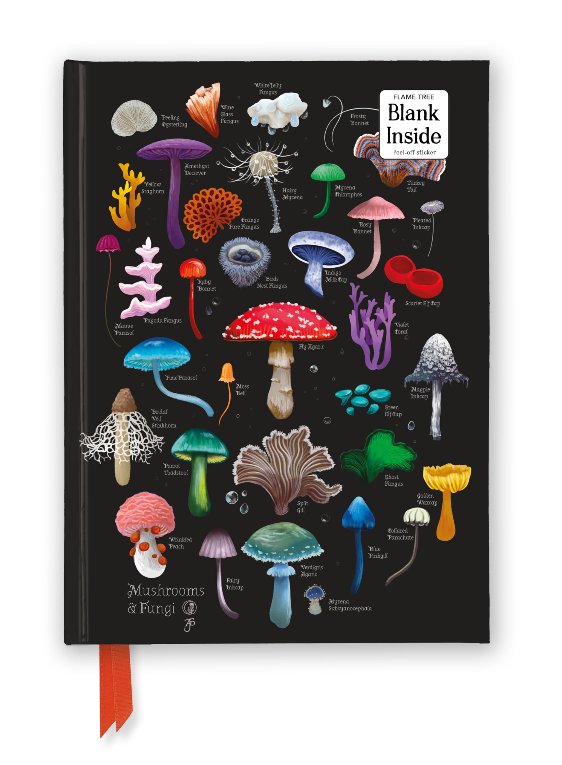 Anna Stead: Mushrooms & Fungi (Foiled Blank Journal) (Flame Tree Blank Notebooks)