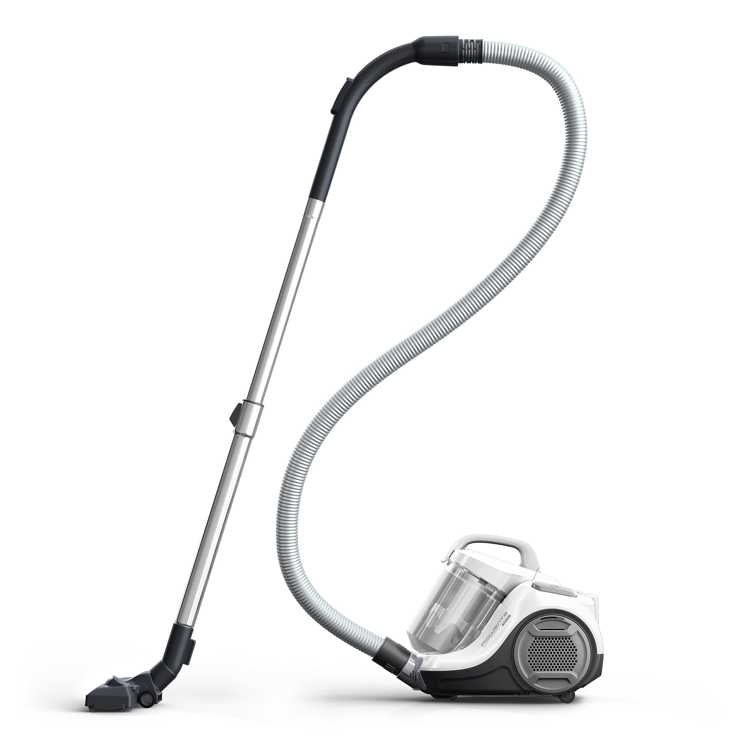 Rowenta Swift Power Cyclonic Classic 750 W, wydajny odkurzacz bezworkowy, technologia cyklonowa, wysokowydajna głowica, 3 stopnie filtracji, 7,5 m promień działania, pozycja parkowania, biały