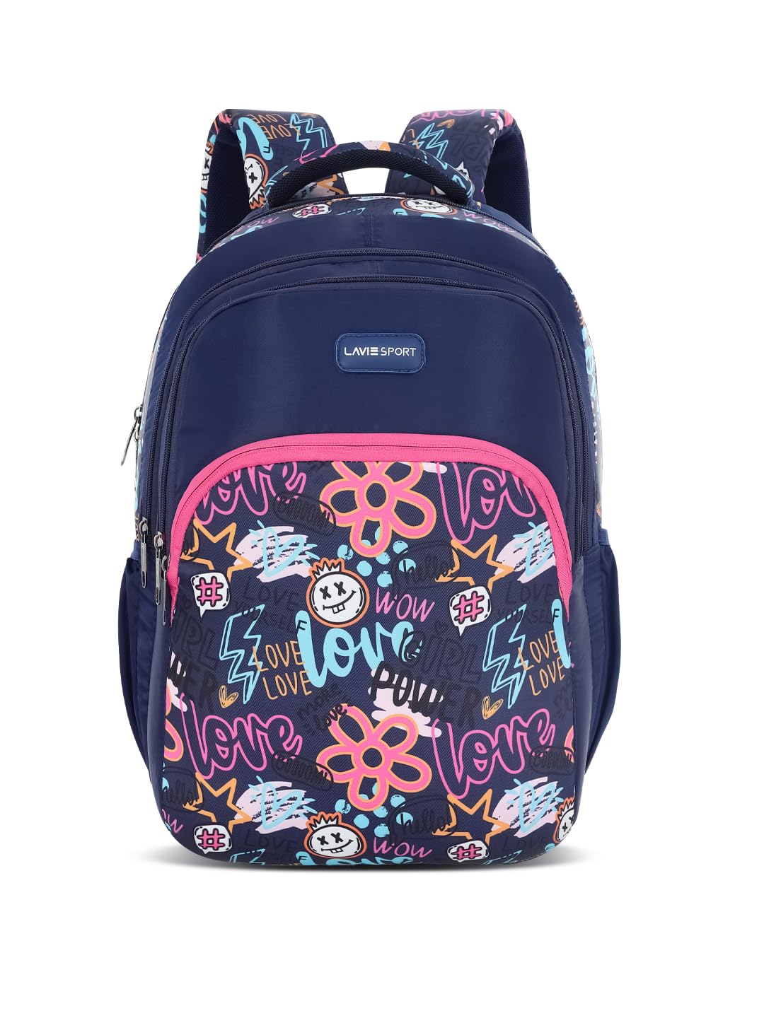 Love 35L Navy Backpack | Fits Upto 15 Inch Laptop | Organizer & Bottle Holder |Rain Cover | Gift for Men, Women, Boys, Girls | Laptop Sleeve for School & College-image-39