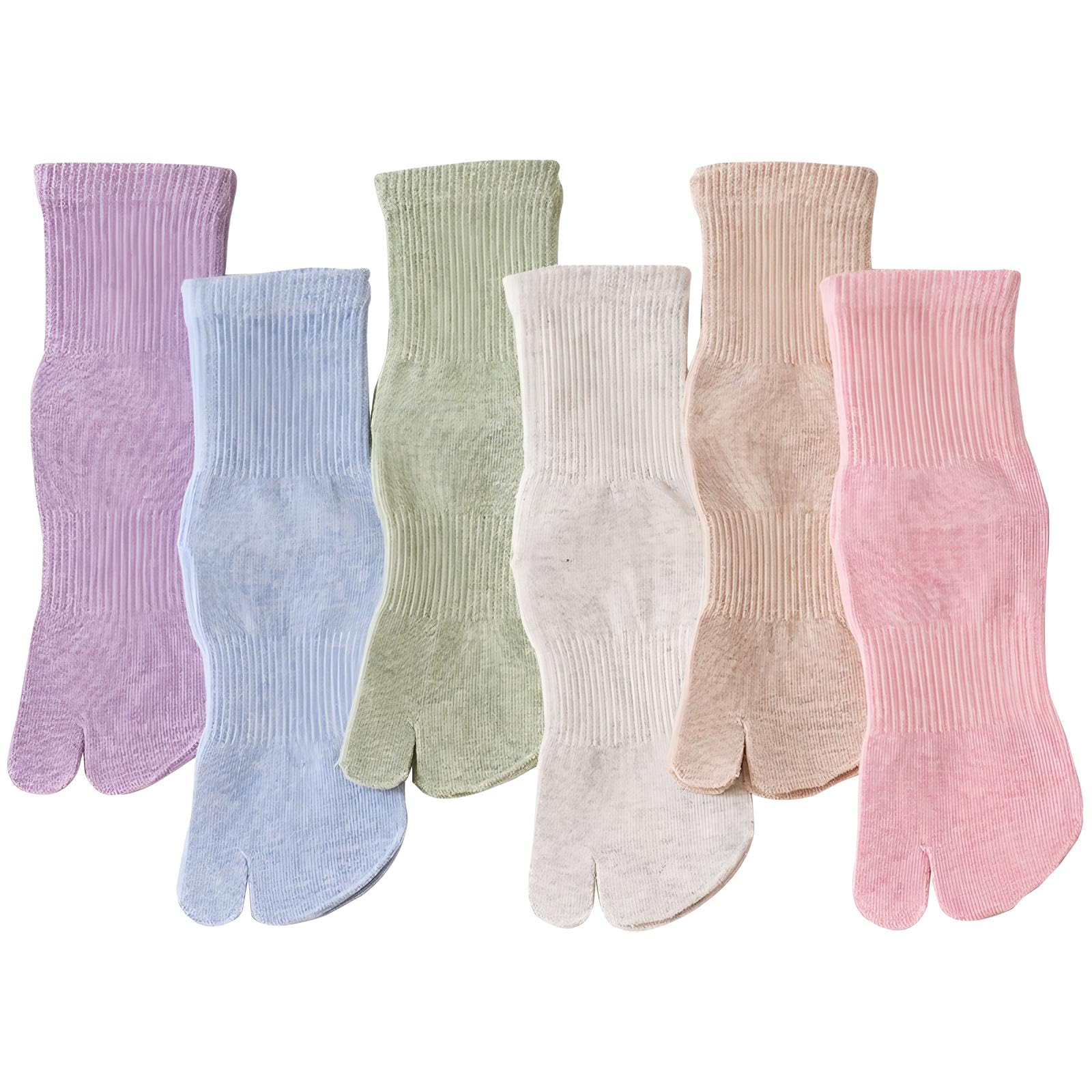 Antcher Tabi Split Toe Socks Cotton Athletic Running Casual Ankle Toe Socks for Boys Girls Kids Teens 2-15 Years, 6 Pairs (UK, Age, 11 Years, 15 Years, Regular)