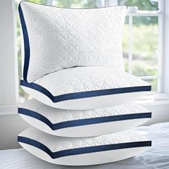 Slybear King Size Pillows Set of 4 - Cooling Hotel Luxury Bed Pillows for Sleeping 4 Pack Supportive
