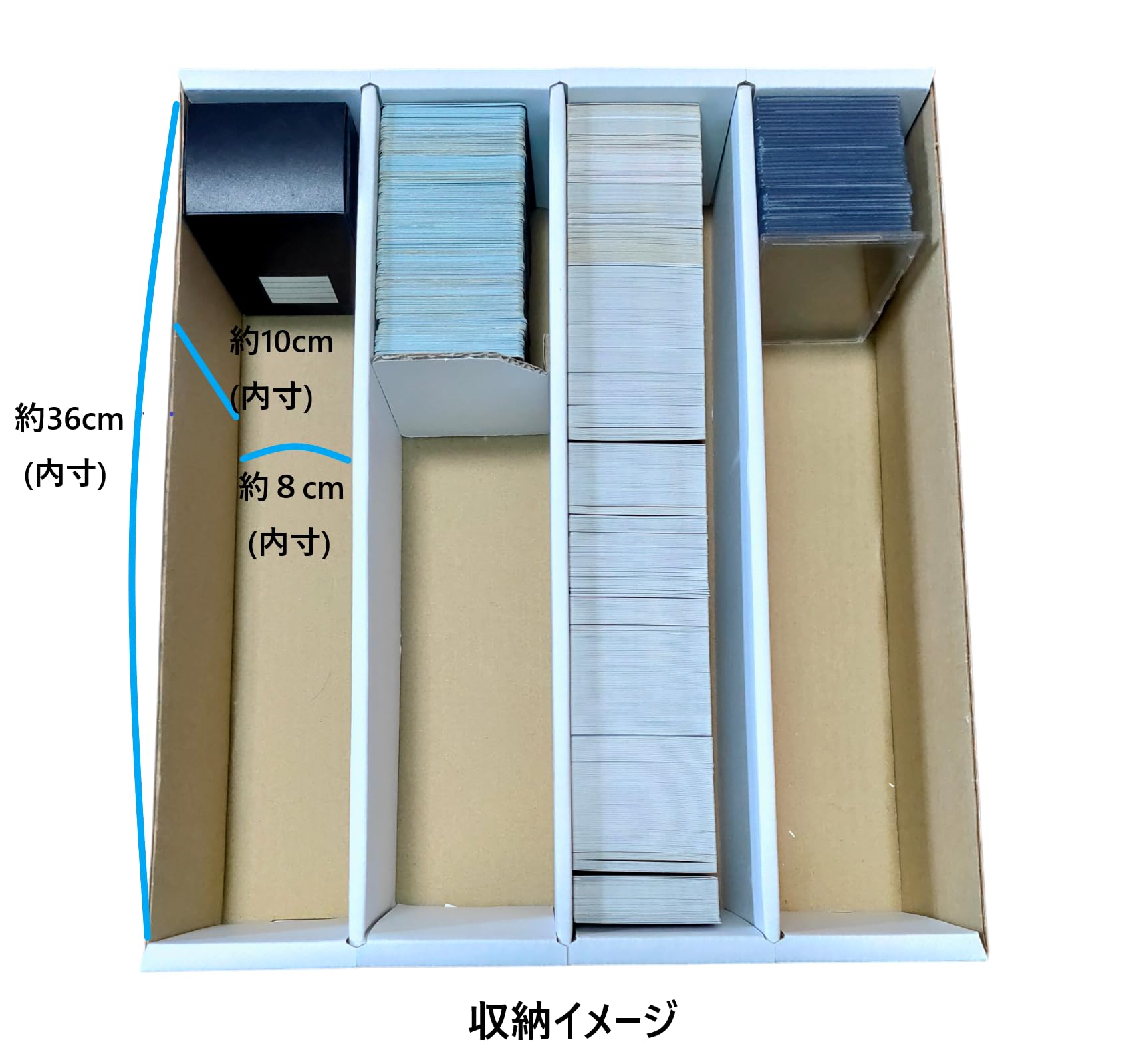 Amazon | Wakuwan ストレージボックス トレーディングカードケース (約 