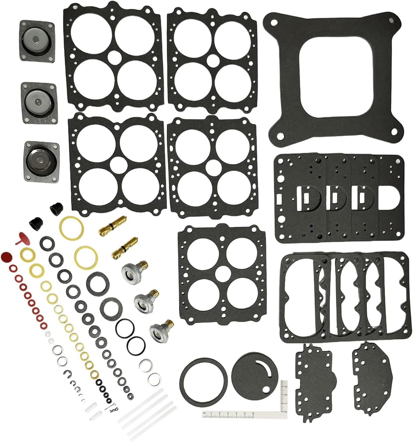 37-485 Carburetor Rebuild Kit Repacement For Holley 4150 Carburetor Renew Kits For 4 Barrel Gasoline Double Pumper Carburetors,Model 600,650,700,750,800,850 CFM