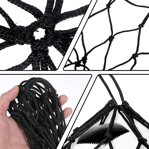 Miniatura 4 de Red de entrenamiento de fútbol, 2 unidades, para entrenamiento de retorno de fútbol, se adapta a pelotas de tamaño 3, 4, 5, ayuda de entrenamiento