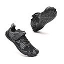 Impakto Barefoot Rooted Wide feet Shoes for Men | Lightweight Running & Training Shoes with Soft Sole & Superior Grip | Running, Jogging Regular Gym Shoes for Men Black gallery image