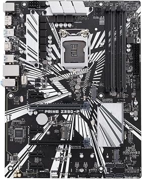 Intel Motherboard Fit for ASUS Prime Z390-P LGA1151 Intel 8th and 9th Gen ATX Motherboard for Cryptocurrency MiningBTC with Above 4G Decoding