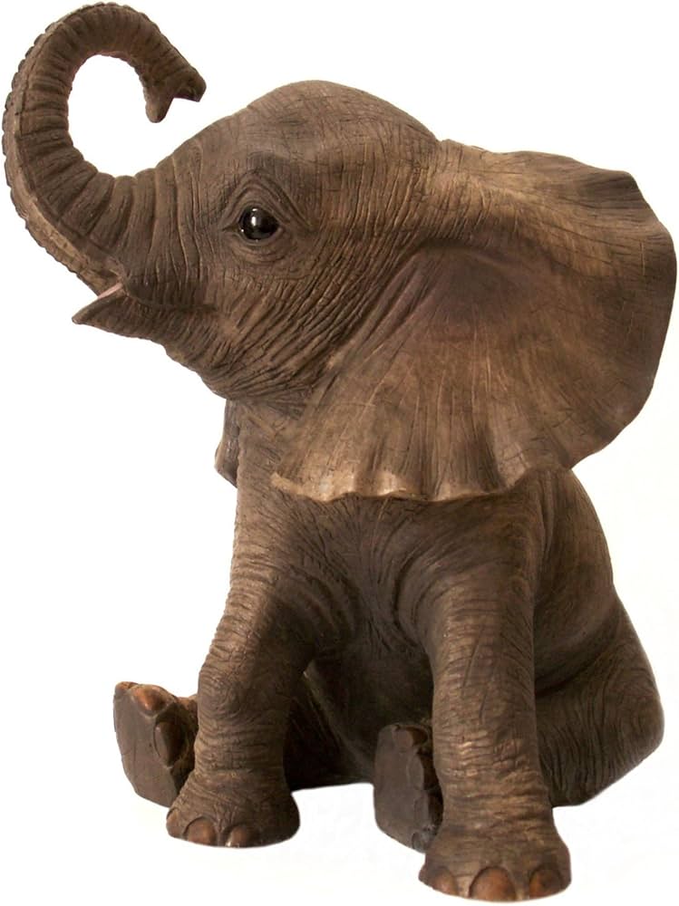Baby African Elephant Statue From Leonardo 'Out Of Africa