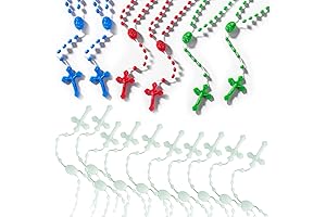 XINHUIDALSQ Luminous Plastic Rosary Beads Set