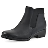 Women's Durable Cushioned Block Heeled Ankle Bootie